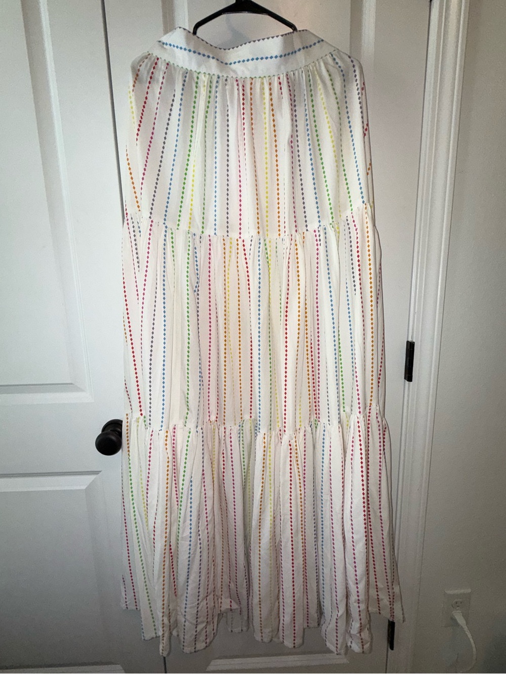 The Kemist | multi-color colorful diamond Maxi Skirt | Size 12 NWT